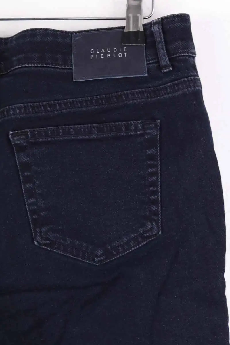 Jean slim Claudie Pierlot Marine en Coton