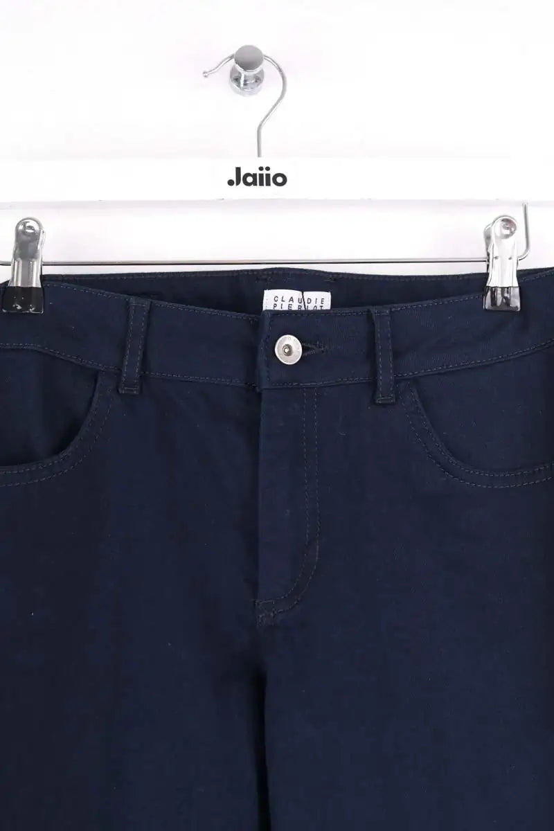Jean slim Claudie Pierlot Marine en Coton