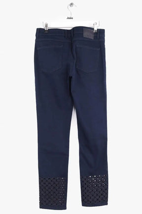 Jean slim Claudie Pierlot Marine en Coton