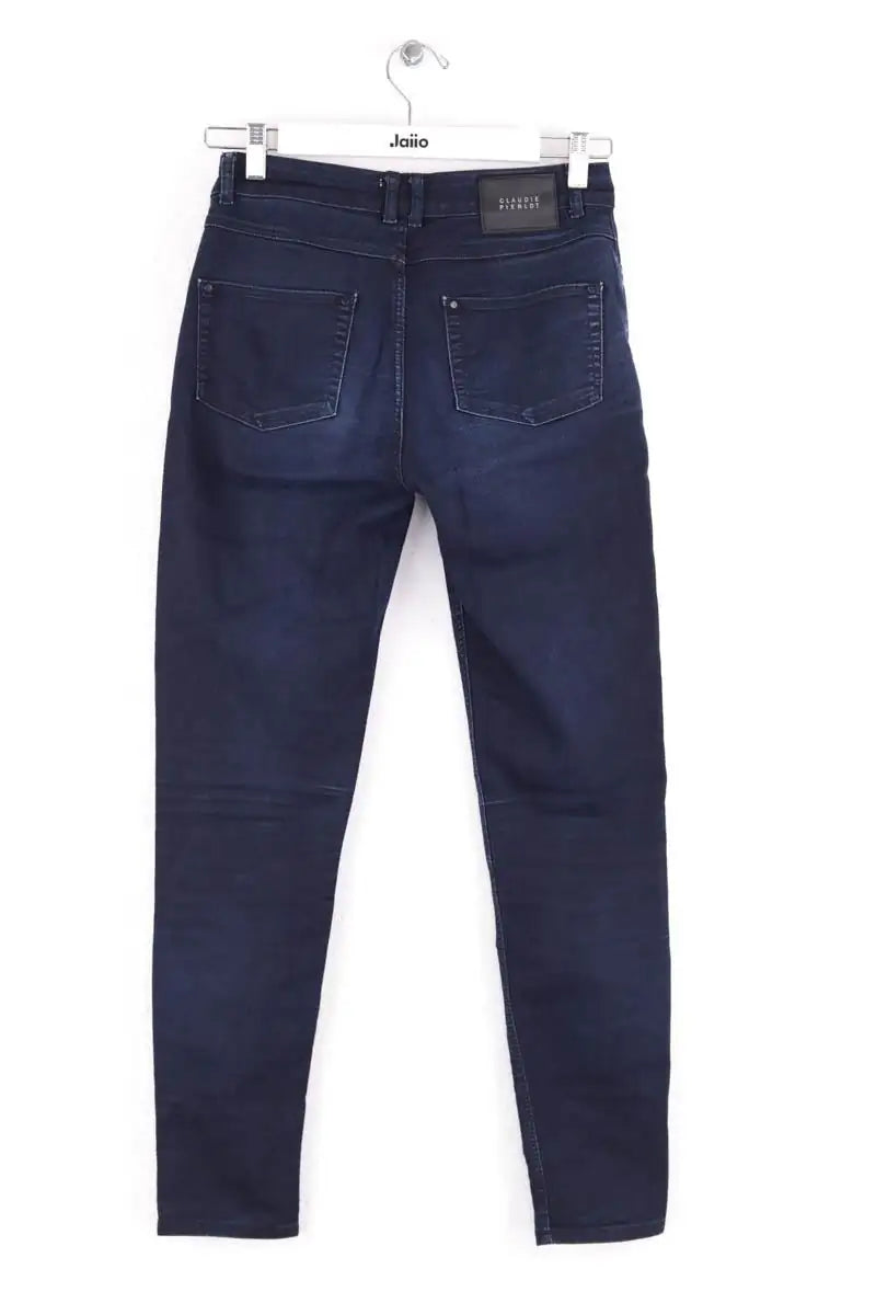 Jean slim Claudie Pierlot Marine en Coton