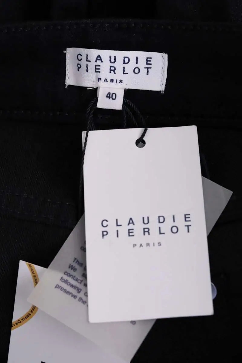 Jean slim Claudie Pierlot Noir en Coton