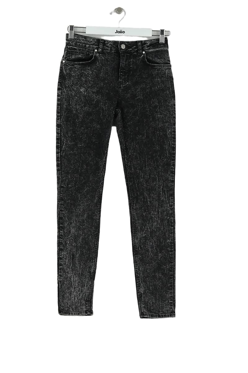Jean slim Claudie Pierlot Noir en Coton, taille XS - Seconde Main