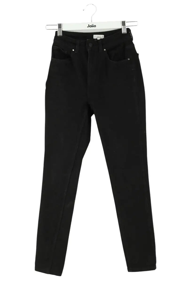 Jean slim Claudie Pierlot Noir en Coton, taille XS - Seconde Main