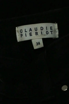 Jean slim Claudie Pierlot Noir en Coton