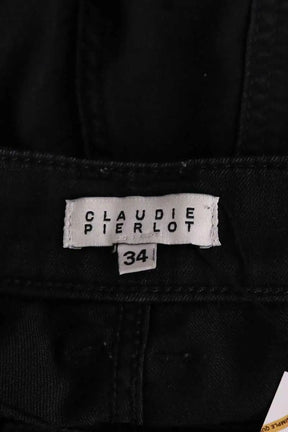 Jean slim Claudie Pierlot Noir en Coton
