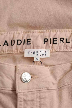 Jean slim Claudie Pierlot Rose en Coton - élasthanne