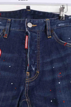 Jean slim Dsquared2 Bleu en Coton