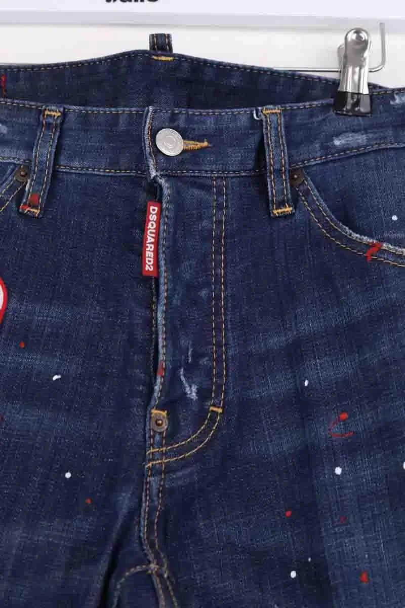 Jean slim Dsquared2 Bleu en Coton