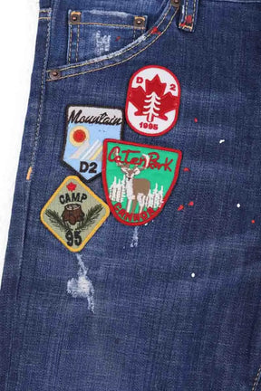Jean slim Dsquared2 Bleu en Coton