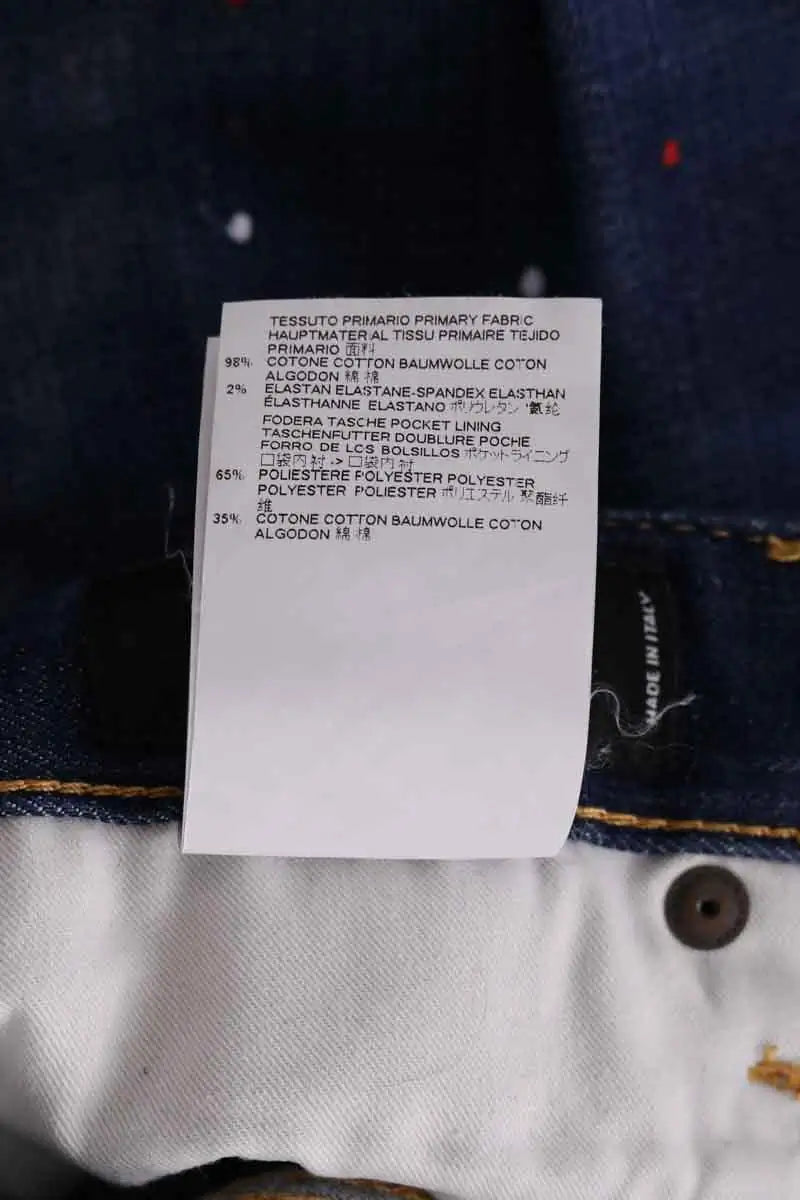 Jean slim Dsquared2 Bleu en Coton