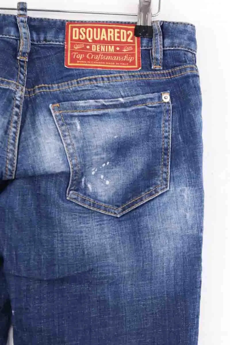 Jean slim Dsquared2 Bleu en Coton