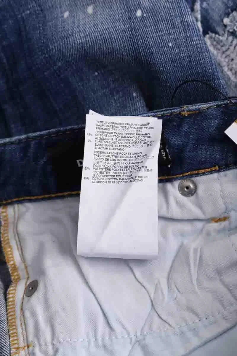Jean slim Dsquared2 Bleu en Coton