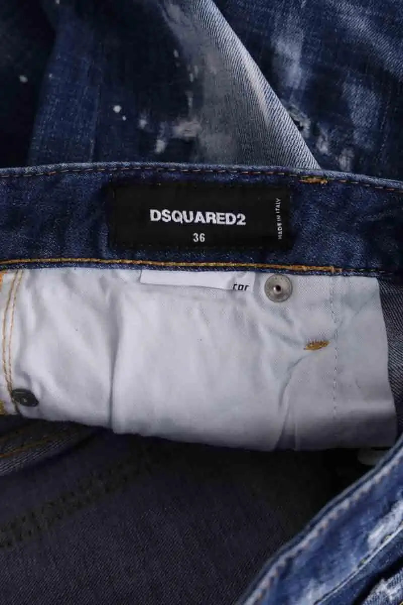 Jean slim Dsquared2 Bleu en Coton