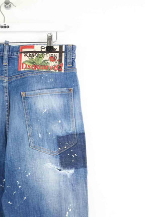 Jean slim Dsquared2 Bleu en Coton