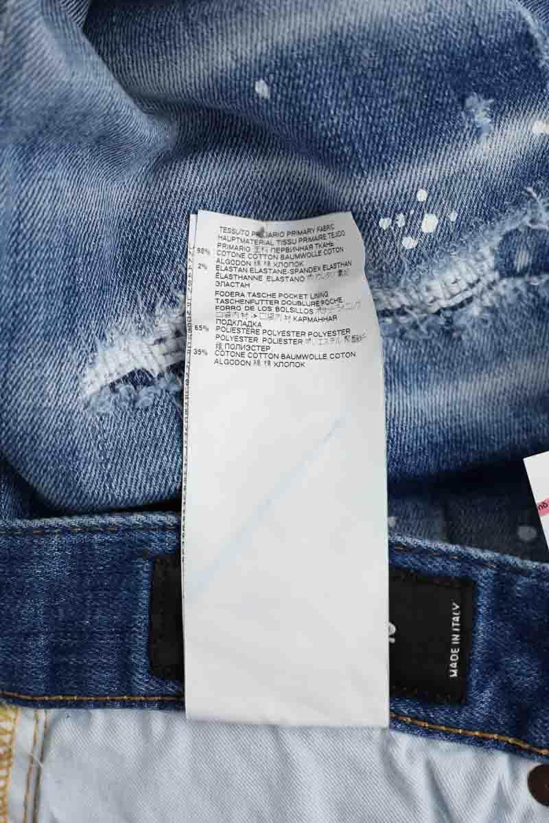Jean slim Dsquared2 Bleu en Coton