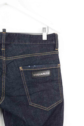 Jean slim Dsquared2 Marine en Coton
