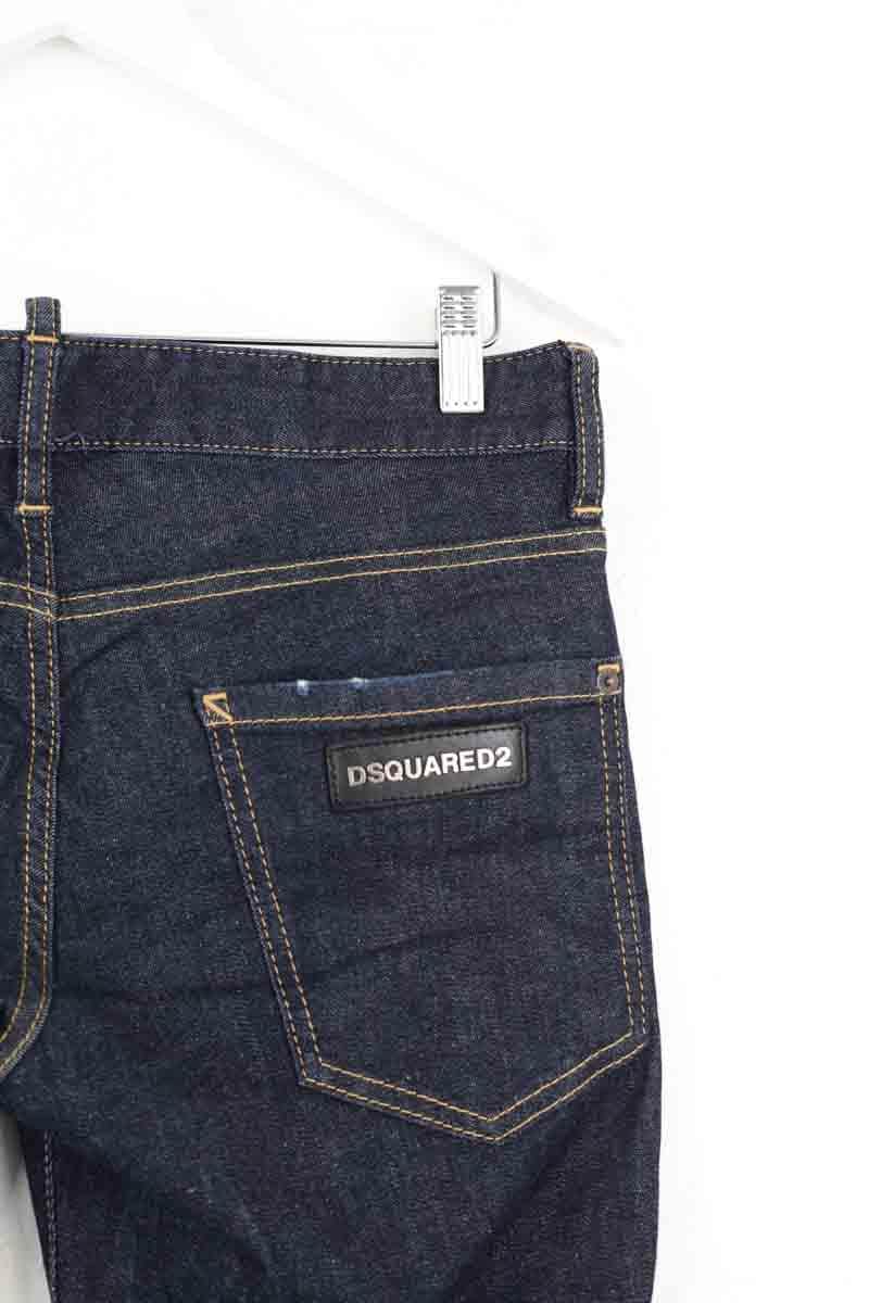 Jean slim Dsquared2 Marine en Coton