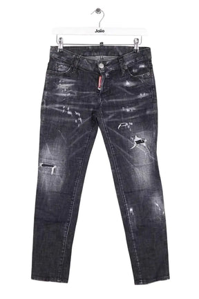 Jean slim Dsquared2 Noir en Coton, taille S - Seconde Main