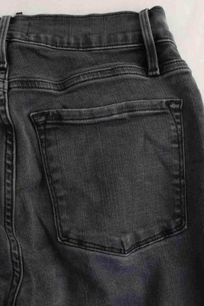 Jean slim Frame Le skinny de Jeanne Gris en Coton - élasthanne