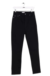 Jean slim Ganni Noir en Coton, taille XS - Seconde Main