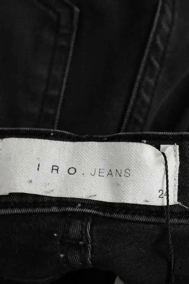 Jean slim Iro Anthracite en Coton