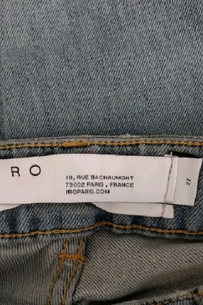 Jean slim Iro Bleu en Coton