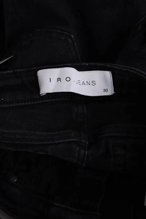 Jean slim Iro Noir en Coton