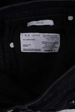 Jean slim Iro Noir en Coton