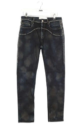 Jean slim Iro Noir en Coton, taille XS - Seconde Main