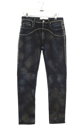 Jean slim Iro Noir en Coton, taille XS - Seconde Main