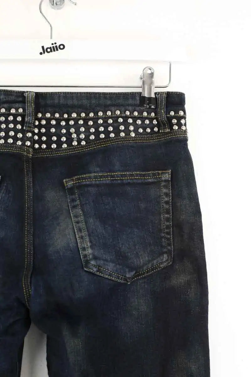 Jean slim Iro Noir en Coton