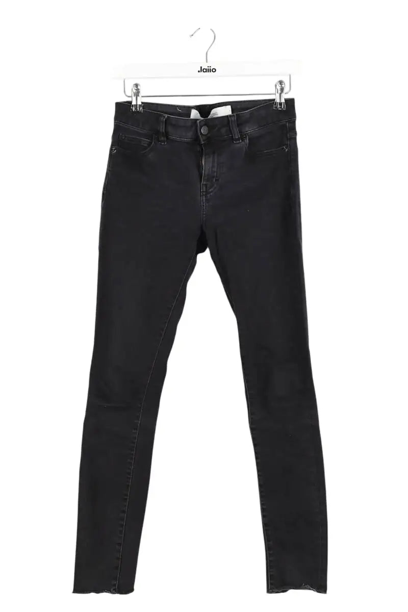 Jean slim Iro Noir en Coton, taille XS - Seconde Main