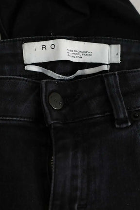 Jean slim Iro Noir en Coton