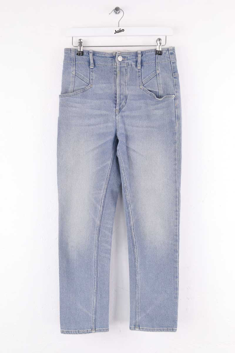 Jean slim Isabel Marant Bleu en Coton, taille M - Seconde Main