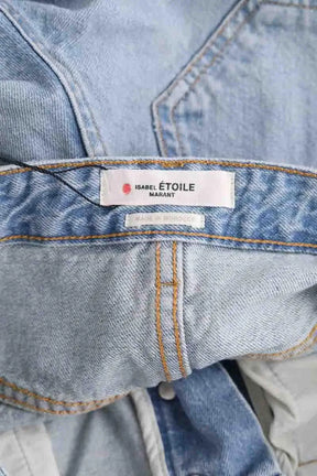 Jean slim Isabel Marant Étoile Bleu en Coton