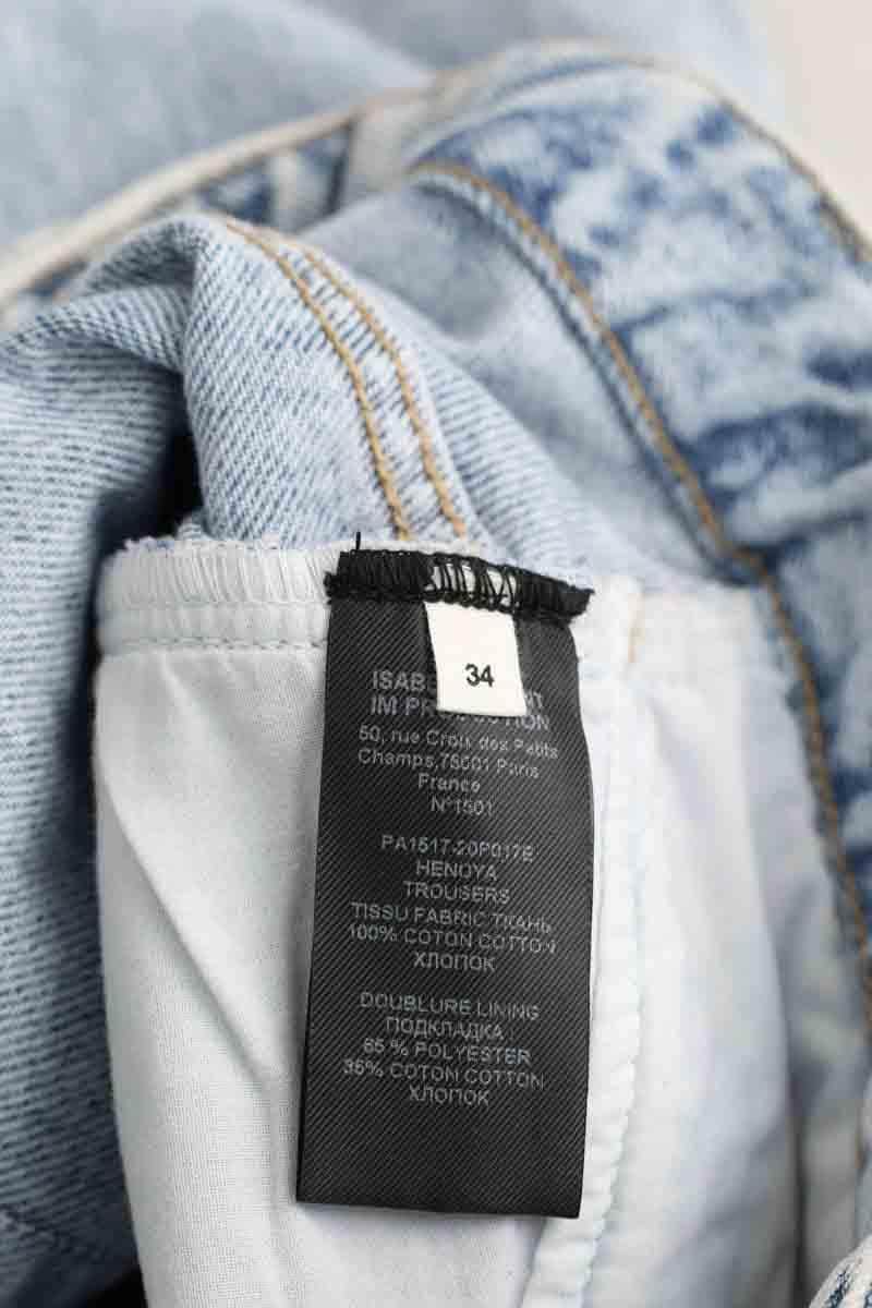 Jean slim Isabel Marant Étoile Henoya Bleu en Coton