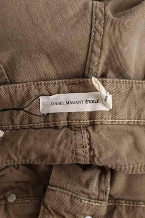 Jean slim Isabel Marant Étoile Marron en Coton