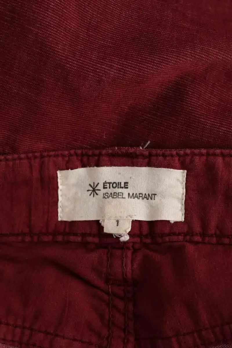 Jean slim Isabel Marant Étoile Rouge en Coton