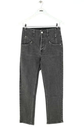 Jean slim Isabel Marant Noir en Coton, taille S - Seconde Main