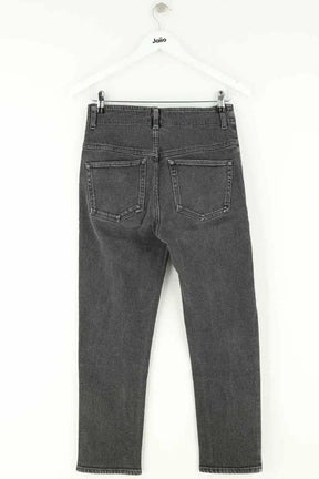 Jean slim Isabel Marant Noir en Coton