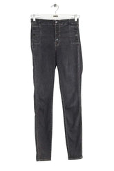 Jean slim J Brand Natasha Noir en Coton, taille S - Seconde Main
