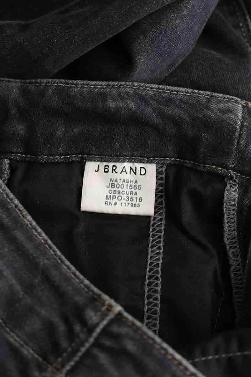 Jean slim J Brand Natasha Noir en Coton