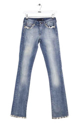 Jean slim Just Cavalli Bleu en Coton, taille XS - Seconde Main