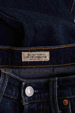 Jean slim Levi's 501 Bleu en Coton