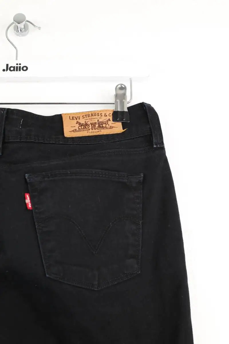 Jean slim Levi's 571 slim fit Noir en Coton