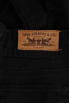Jean slim Levi's 571 slim fit Noir en Coton
