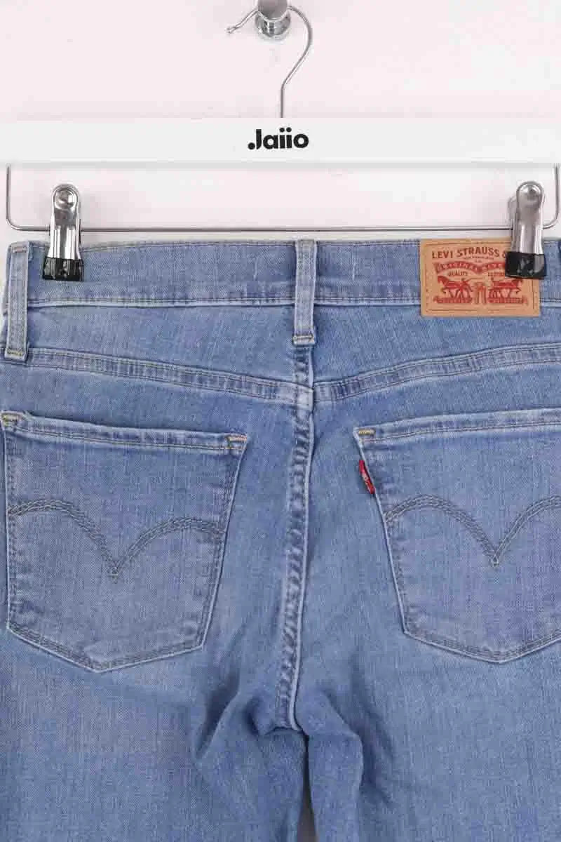 Jean slim Levi's 710 super skinny Bleu en Coton