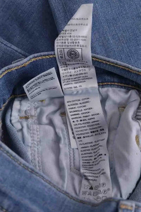 Jean slim Levi's 710 super skinny Bleu en Coton