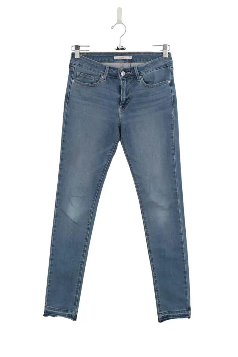 Jean slim Levi's 711 Skinny Bleu en Coton, taille M - Seconde Main