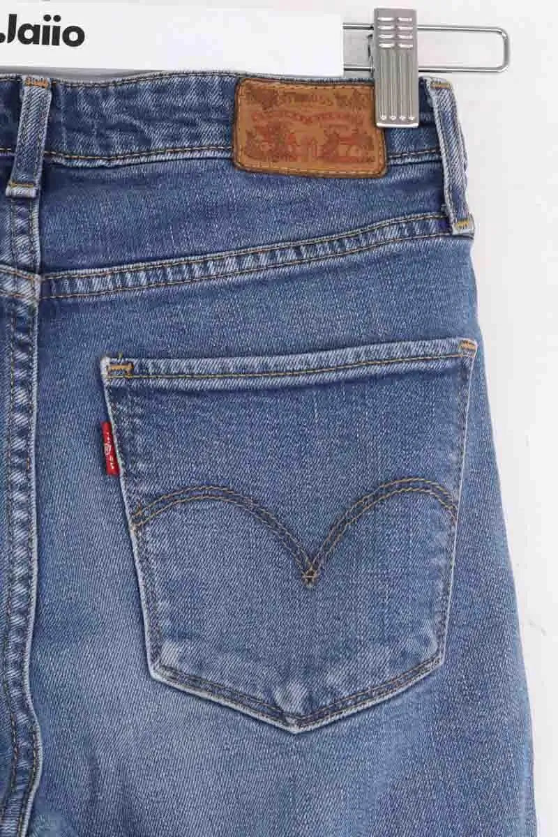 Jean slim Levi's 721 Bleu en Coton